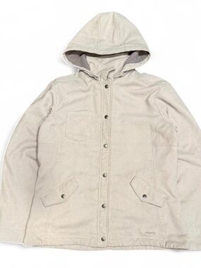 Y2K Patagonia Corduroy Hooded Snap Down Bomber Jacket